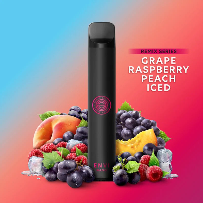 ENVI NANO Grape Raspberry Peach Ice