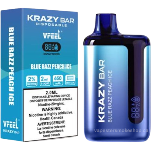 KBAR Blue Razz Peach Ice